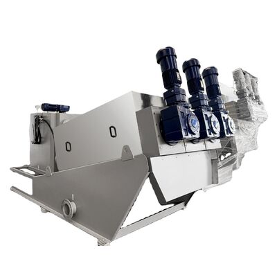 آلة إزالة الطين من الفولاذ المقاوم للصدأ مطبخ المسمار محطة معالجة مياه الصرف الصحي معالجة مياه الصرف الصحي PLC 1000L