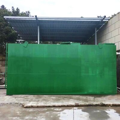 Modular Mobile Sewage Treatment Plant Compact Containerized MBR Integrated Wastewater Treatment System