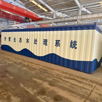Energy-Saving Plug & Play Packaged Municipal Wastewater Treatment Integrated Containerized Sewage Treatment Plant
