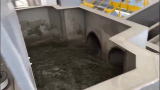 برغي الصحافة آلة نزح الحمأة
